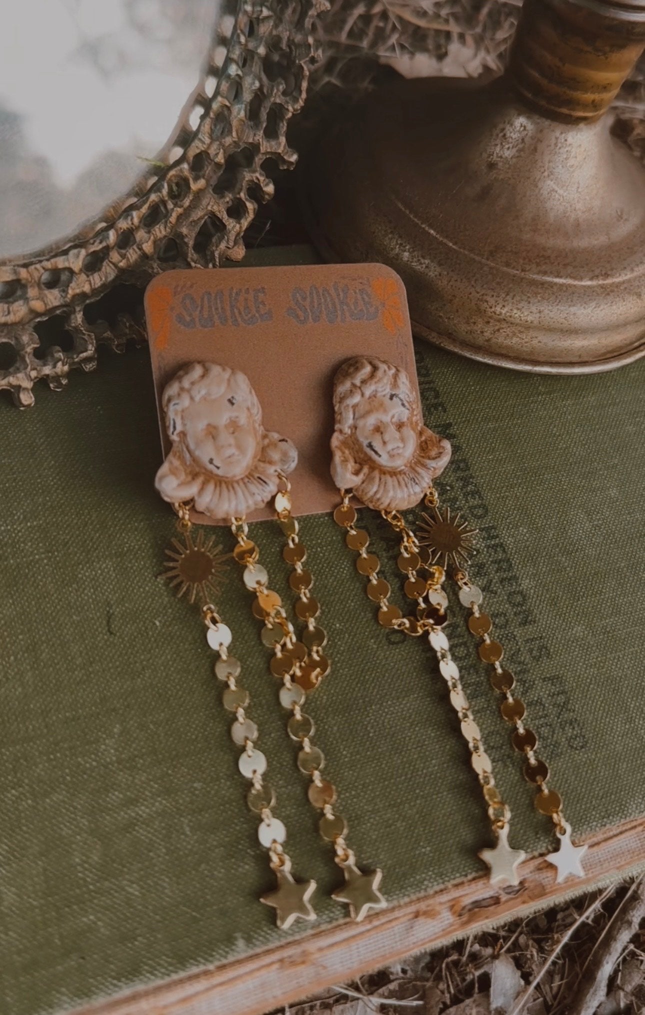 Gilded Whispers Earrings