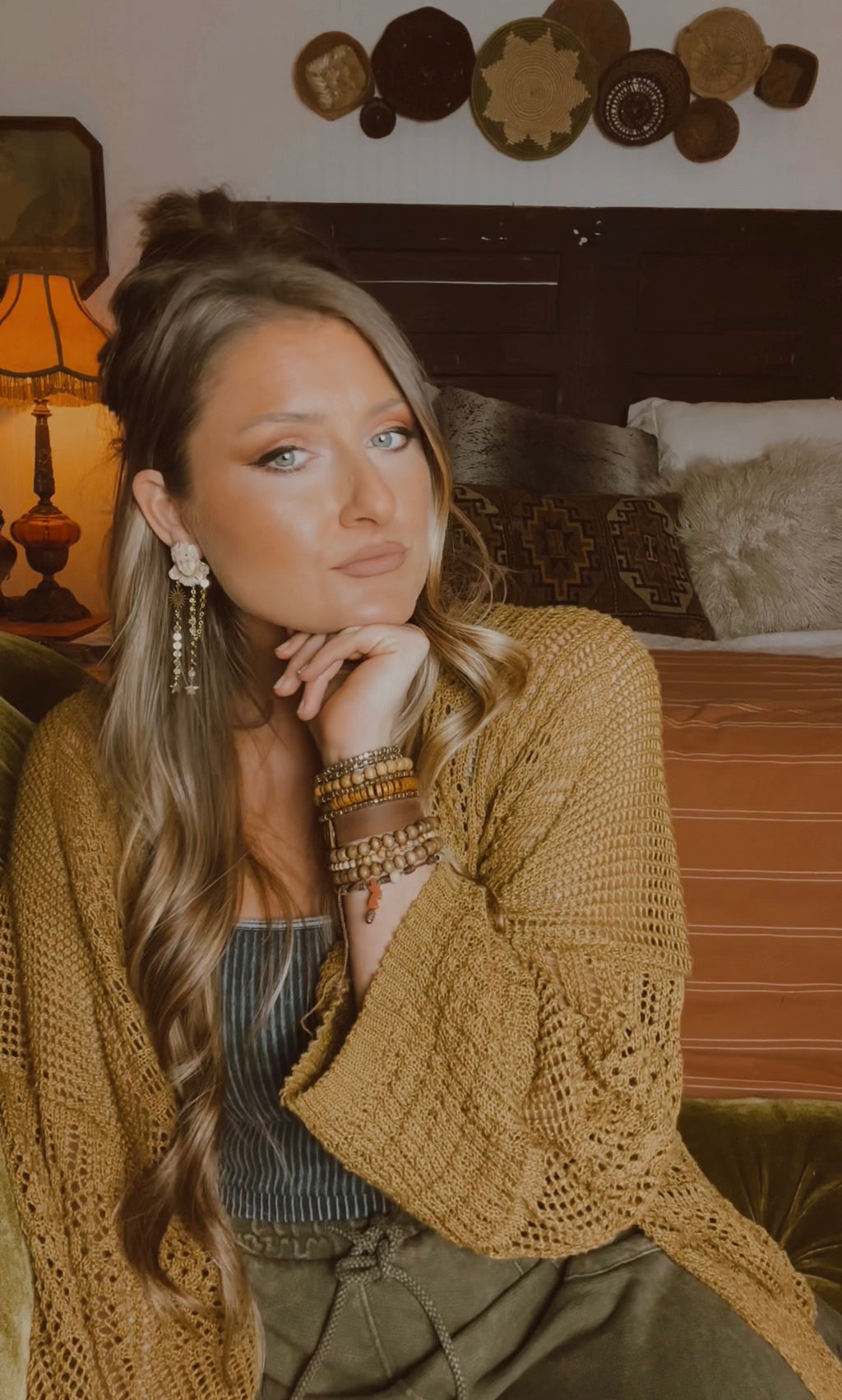 Gilded Whispers Earrings