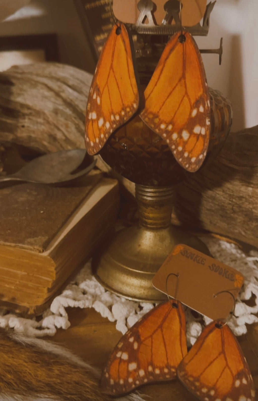 Wings of a Monarch Earrings