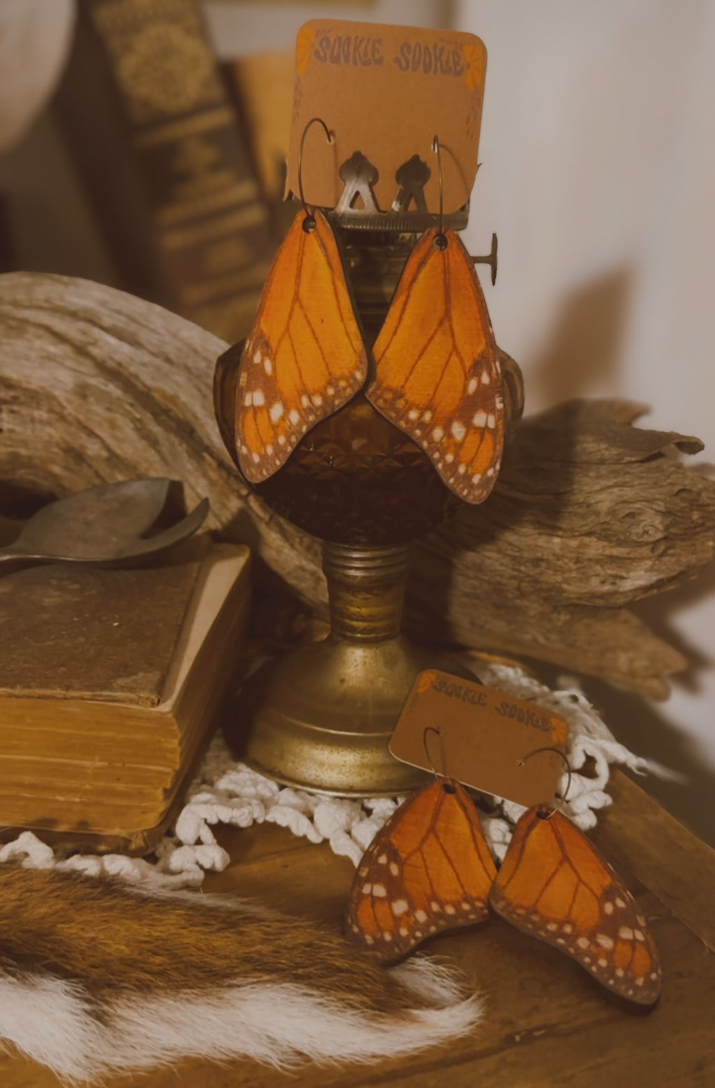 Wings of a Monarch Earrings