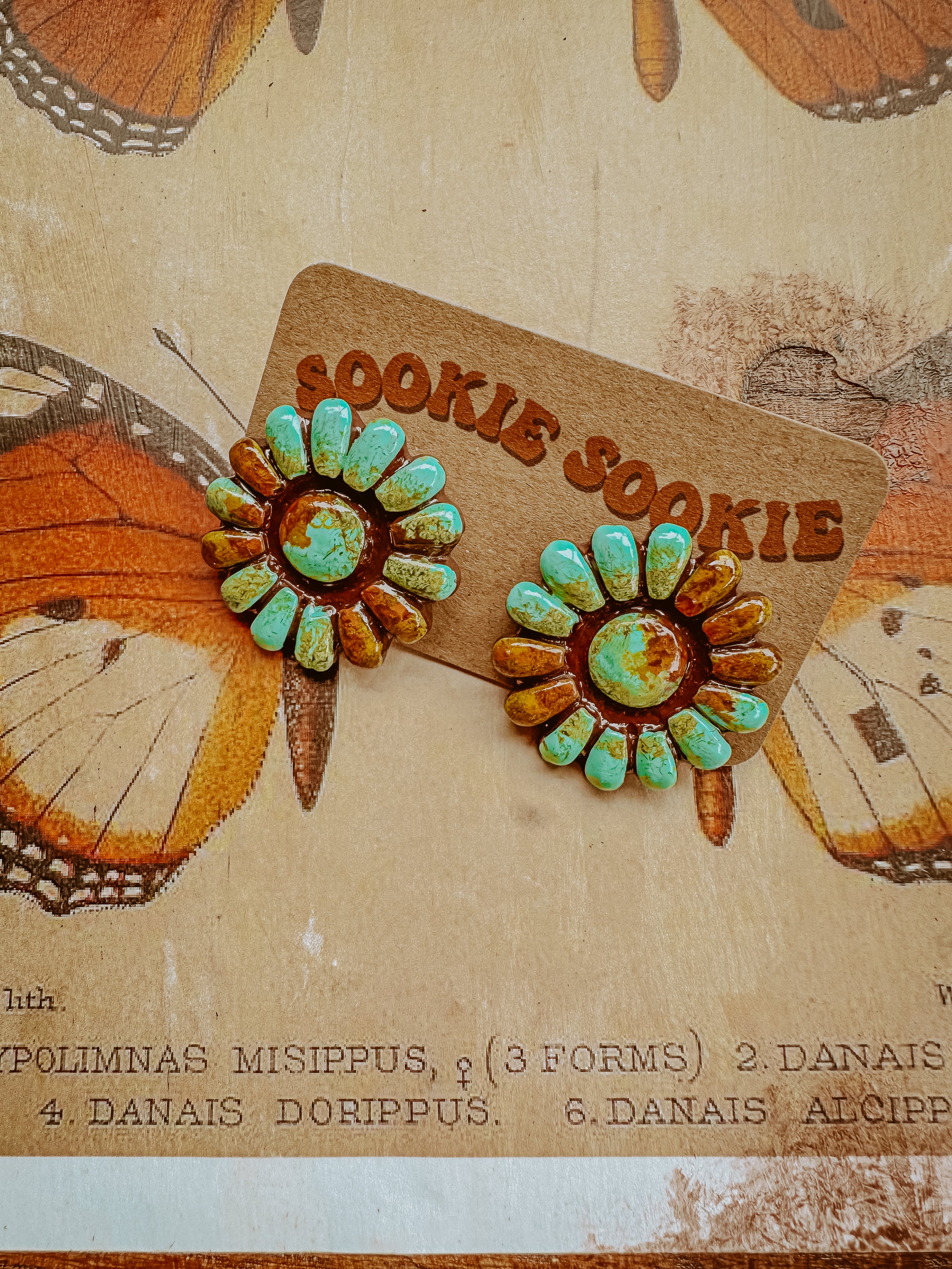Heirloom Blue Studs